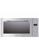 فرن بلت ان OVEN كهرباء Glem Gas م/F991XP مقاس 90 سم استيل (مروحة داخلية لتوزيع الحرارة - زجاج ثلاثي لباب الفرن مبرمج إلكتروني - 9 وظائف - عازل حراري مع زجاج باب قابل للفك - 79 لتر)